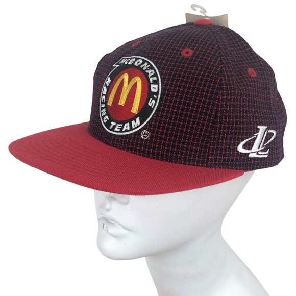 Vtg Racing Hat Bill Elliot 94 McDonalds Racing Team New Deadstock Logo Athletic - Picture 1 of 16